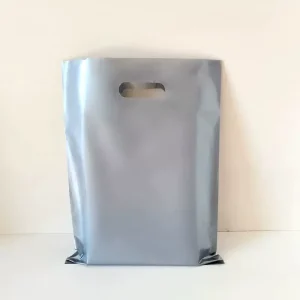 Aangepaste recyclebare poly T-shirts tas met uitsnijding handvat voor boodschappen, zakelijke promotie, PE plastic boodschappentassen met logo