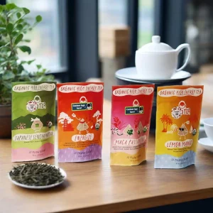 Custom Recyclable Stand Zipper Pouch Moisture for Jelly Snack Packaging Eco-Friendly Sustainable Food