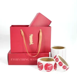 Bolsa de papel personalizada con logo, diseño nuevo y reutilizable