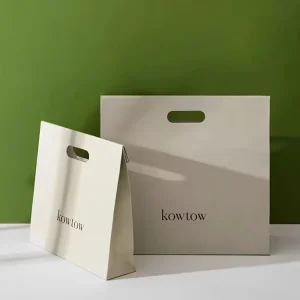 Bolsas de compras personalizadas con logo impreso, bolsa de kraft personalizada con logo