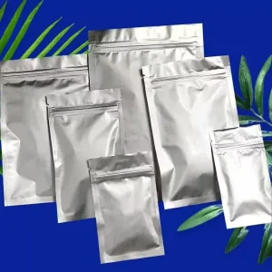 Sacos de alumínio de tamanho personalizado, biodegradáveis, com fecho zip, para armazenamento térmico de alimentos