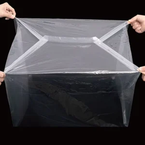 Индивидуальный размер LDPE HDPE прозрачный пластиковый полиэтиленовый пакет с боковыми складками
