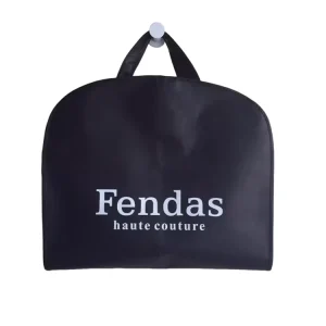 Bolsas de embalaje de prendas con cremallera personalizadas de polipropileno no tejido para trajes de hombre para almacenamiento