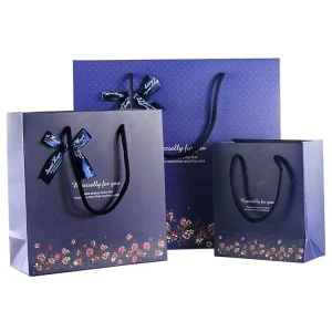 Individuelle Logo-Druck Geschenkpapierbeutel für Verpackungen