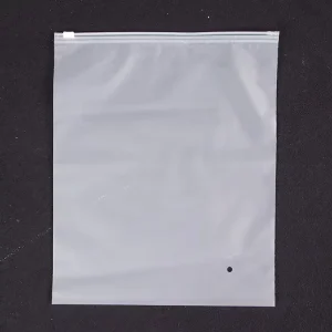 Customizable Plastic Bags Frosted Zipper Lock Plastic Bags Clothing Packaging Clear Sealed Zip Lock Bags