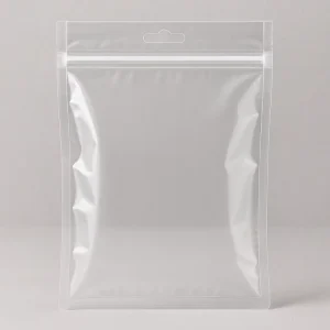 Sacs d'emballage en plastique à fermeture éclair de taille personnalisable avec 3 côtés scellés, caractéristique étanche, stockage alimentaire à long terme