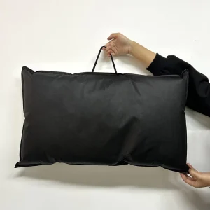 Anpassbare Klare PVC Vlieskissen Decken Aufbewahrung Reißverschluss Verpackungstasche Bettwäsche Taschen mit Griffen