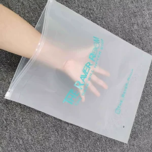 맞춤형 투명 지퍼 후드티 헤어 서리드 드레스 커버 티셔츠 지퍼 모자 의류 가방 포장 투명 셔츠 플라스틱 PE HF