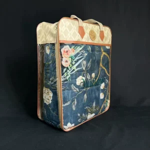 Aangepaste leren en PVC tas met logo ontworpen voor beddengoed en dekens