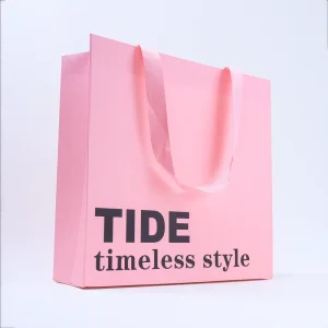Customized Logo Printing for Premium Clothing Store Shopping Malls Advertising Gift Custom Paper Bags