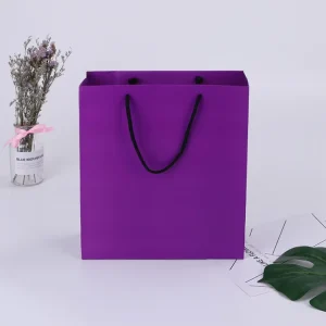 Bolsas de papel de lujo personalizadas para embalaje, bolsas de plástico de lujo para envolver regalos