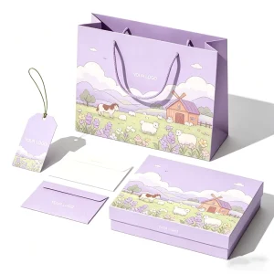 Borse per imballaggio personalizzate con logo stampato per shopping