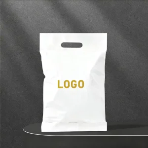 Sacs de courrier en poly personnalisés, résistants à l'humidité, imperméables, grands sacs d'expédition pour vêtements avec poignées
