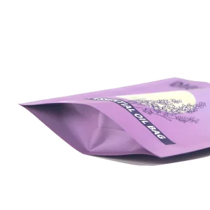 Sacs d'emballage alimentaires laminés imprimés sur mesure pour fruits secs et aliments pour animaux, sac à fond plat avec zip et fenêtre