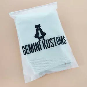 Benutzerdefinierte bedruckte Verpackungsbeutel T-Shirt Kleidung Verpackung Slider Ziplock Beutel Kunststoff Reißverschlussbeutel