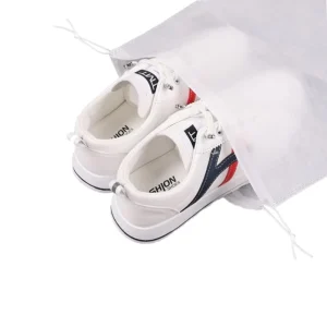 Tas Penyimpanan Sepatu Perjalanan Kustom dengan Logo, Tas Anti Bau, Tas Debu dengan Tali untuk Sepatu