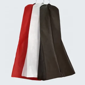 Kleidertasche mit Reißverschluss Hochzeit Nicht gewebte Kleider-Tasche Garment Bag mit benutzerdefiniertem Logo