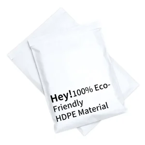 Duurzame Verdikte Witte Polyethyleen Zelfafsluitende Aangepaste Kleding Mailingszak voor E-commerce Logistiek
