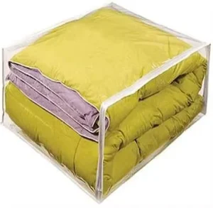 Duurzame doorzichtige plastic bedverpakkingen pvc tassen voor het verpakken van lakens