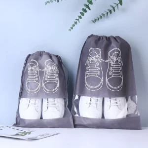 Saco de Armazenamento de Sapatos à Prova de Poeira Saco de Sapatos de Viagem Saco de Embalagem de Sapatos de Vestuário Prevenção de Poeira