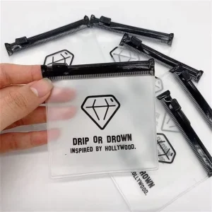 EVA PVC 생분해성 팔찌 보석 가방 맞춤 로고 푹신한 디자인 지퍼 상단 자가 밀봉 포장 가능 사전 주문