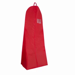 Capa de vestido de noiva personalizada, respirável e ecológica, com bolso em PVC