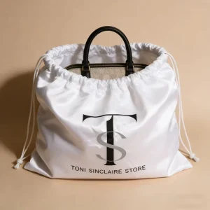 Eco Organic Cotton Drawstring Bag for Retail Packaging Logo Reusable Canvas Pouch Versatile Dust Bag for Gift Box Packing Bags