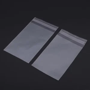 Fabrik benutzerdefinierte biologisch abbaubare transparente OPP-Verpackungstasche klare selbstklebende Zellophantüten mit Logo