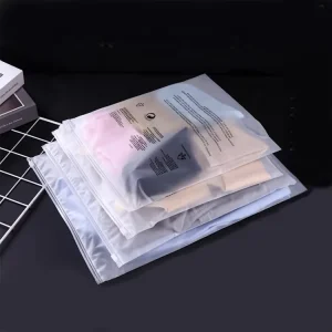 Sacs d'emballage en CPE recyclables avec logo imprimé, personnalisés, pour chaussures et vêtements