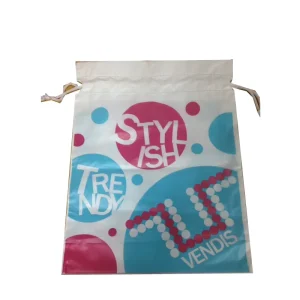 Producción de fábrica de bolsas de regalo con cordón, bolsas mate impermeables, bolsas para trajes de baño