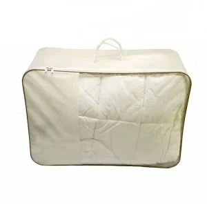 Proveedor de Fábrica, Embalaje de Edredón Biodegradable, Bolsa de Cremallera de Colcha de No Tejido Personalizada