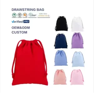 Tas Serut Non Woven Aman untuk Makanan dengan Ukuran Kustom & Pencetakan Logo Tersedia