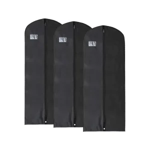 Kleidertasche Anzug Kleidung Aufbewahrung Reißverschluss für Kleid individuelles Logo Abdeckung Herren Luxus Tanz mit Gestell Reißverschluss-Hochzeits-Tasche