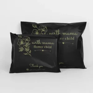 Kantong Pengemasan Pengiriman Biodegradable Polymailer Ramah Lingkungan dengan Cetakan Logo Kustom