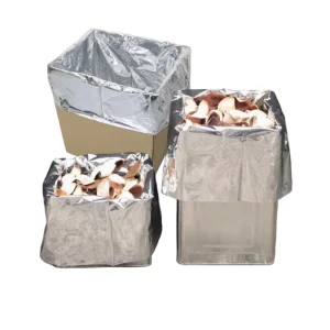 Grain Sealed Opslagverpakking Vochtbestendige Vierkante Bodem Karton Inzetzak met Binnenmembraan voor Beddengoed Aangepaste Maat