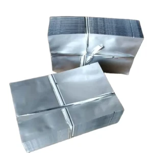 Sacs à soufflet imprimés en gravure, scellés à chaud, en Mylar, aluminium, résistant à l'humidité, masques chirurgicaux, emballage médical