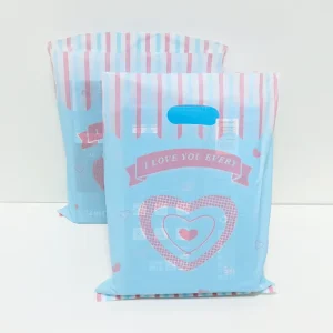 Borse per abbigliamento in HDPE con stampa del logo personalizzato