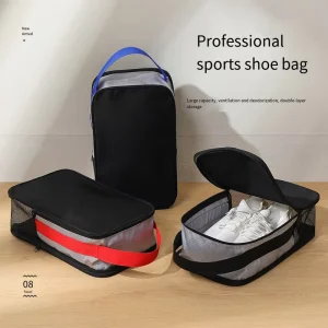 Saco de Sapatos Respirável de Dupla Camada para Mão, Embalagem de Sapatos, Cobre Sapatos para Uso Doméstico, Saco de Armazenamento à Prova de Humidade