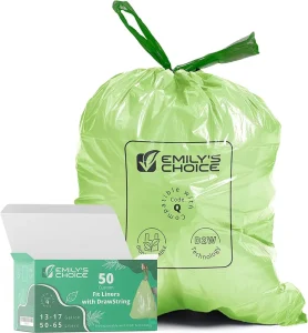 Zware wegwerp composteerbare D2W 100% biologisch afbreekbare zijgusset vuilniszak met gravureprint