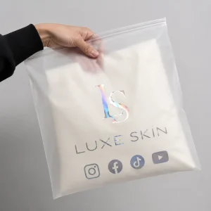 Sacos de Embalagem Online Reforçados com LOGO Dourado e Impressão a Quente para Embalagem de Vestuário - Fornecimento em Grande Escala