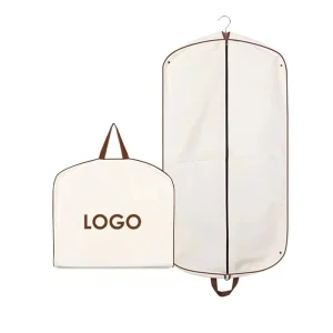 Borse per abbigliamento riutilizzabili e pieghevoli ad alta resistenza con stampa UV, base strutturata in poliestere, chiusura con zip, logo personalizzato