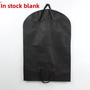 Auf Lager Non-Woven Anzugtasche Staubschutz Kleiderbügel formelle Kleidung Hochzeitskleid Tasche Große Kleidung Aufbewahrung Anzughülle