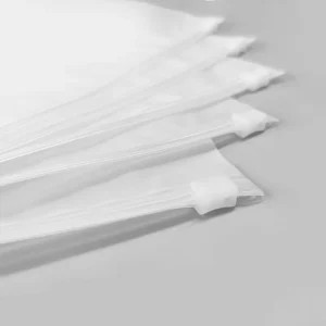 Túi đựng quần áo Kalee Zip tùy chỉnh, túi trong suốt, đóng gói áo phông, túi mờ, bao bì cho quần áo