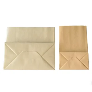 Sac en papier laminé, résistant à l'huile, sac de shopping réutilisable en papier kraft laminé avec poignée pour emballage de détail