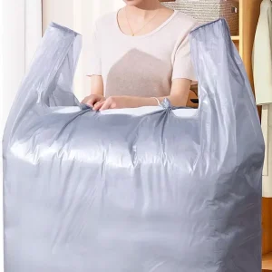 大容量 厚手 耐久性 モバイルTシャツバッグ 多色オプション プラスチックバッグ 衣類やキルトの包装用