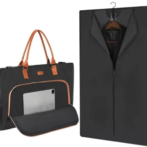 Luxuriöse Reise-Gepäcktasche für Männer und Frauen Hängend Faltbar Staubdicht Recycelbar Polyester Tragetasche mit Reißverschluss