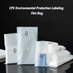 매트 CPE 0.06mm 두께 친환경 스크래치 방지 평면 포장 가방 전자기기 및 액세서리 맞춤 크기