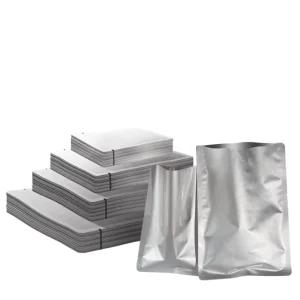 Nouveau sachet en plastique laminé à plusieurs couches en aluminium avec impression en flexographie, résistant à l'humidité, scellé à chaud et refermable