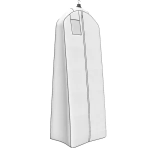 Novo Estilo de Saco Reutilizável Personalizado para Fato e Vestido de Noiva com Proteção contra Poeira