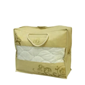 Vliesstoff benutzerdefinierte Bettverpackungstasche mit Reißverschluss Kunststoff Duvet Tasche für Decke Komforter